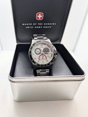 NEW Gentleman's Wenger Battalion Field Chronograph Watch